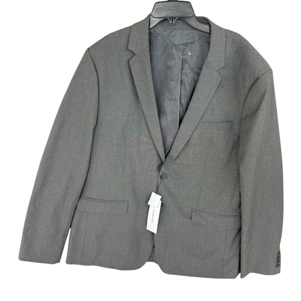 Calvin Klein Gray Sport Coat Modern Tailored Fit